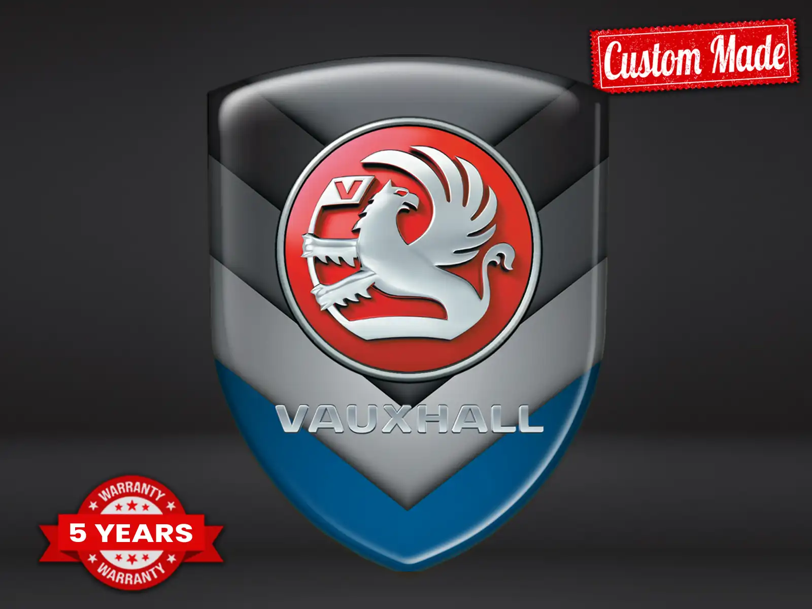 Vauxhall Pegatina En Relieve Máximo Resistente Elegante Pro 